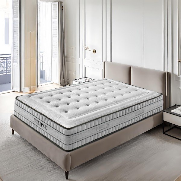 Colchón Eclipse 135x190 cm 680 muelles 6D hipertranspirable viscoelástica barato oferta Asturias